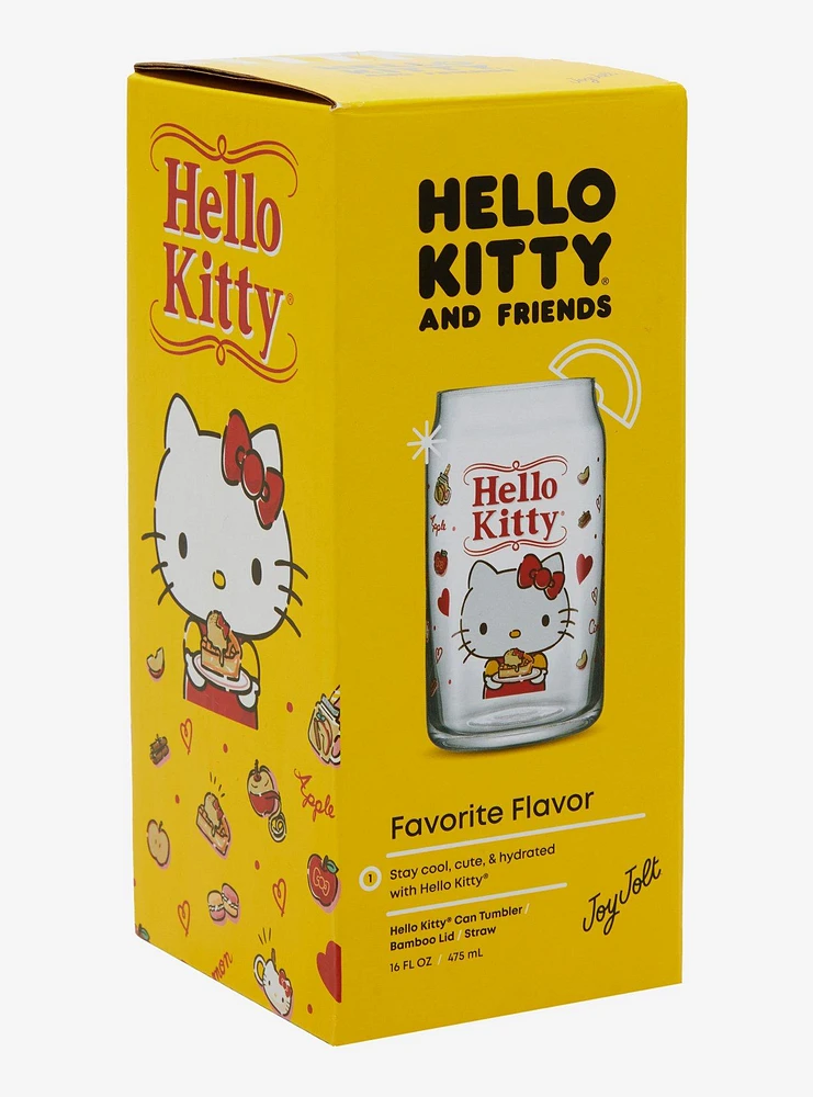 Hello Kitty Treats Glass Travel Cup