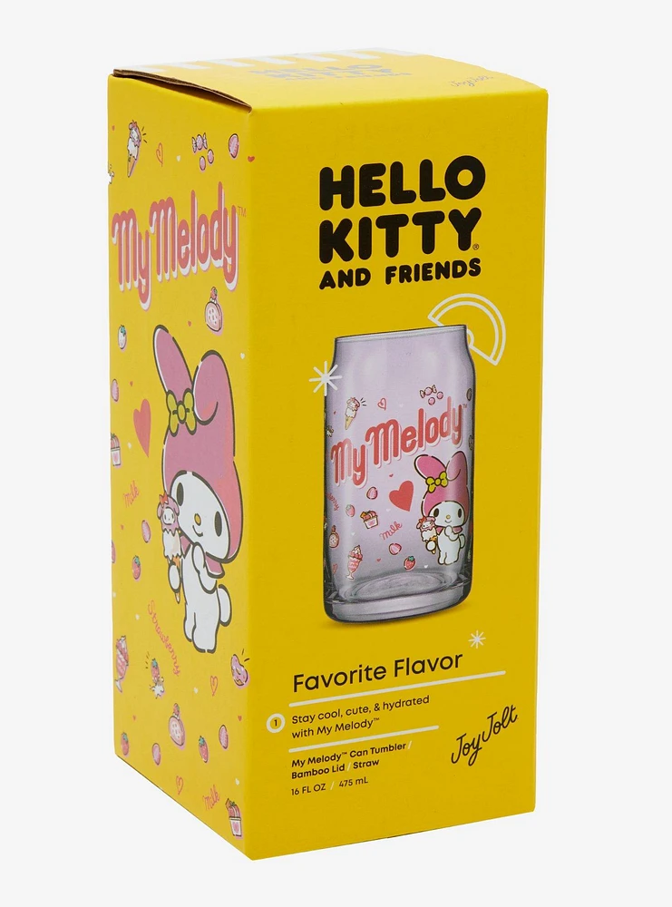 My Melody Treats Glass Travel Cup