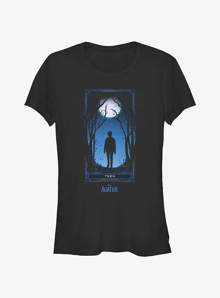 Marvel Agatha Teen Tarot Girls T-Shirt