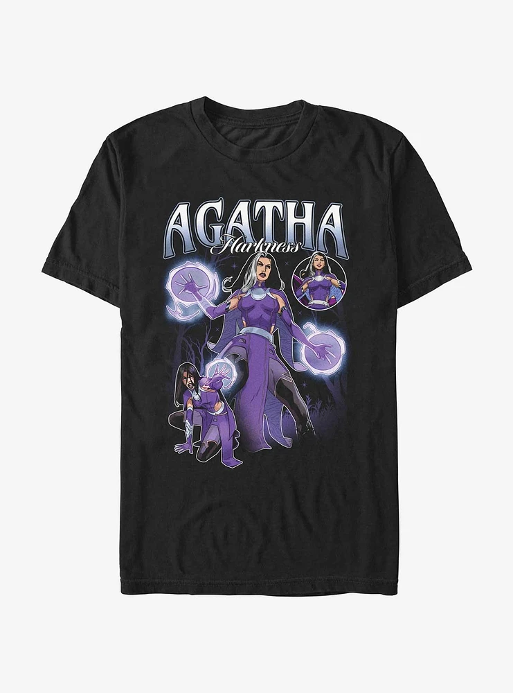 Marvel Agatha Multi Pose Comic Style T-Shirt