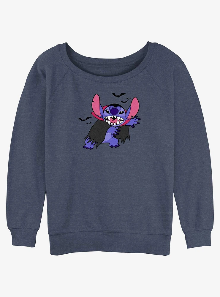 Disney Lilo & Stitch Bat Womens Slouchy Sweatshirt