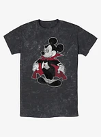 Disney Mickey Mouse Vampire Cape Mineral Wash T-Shirt