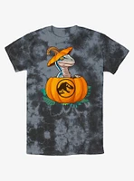 Jurassic Park Raptor Pumpkin Hatch Tie-Dye T-Shirt