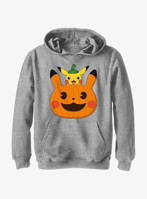 Pokemon Pumpkin Pikachu Youth Hoodie