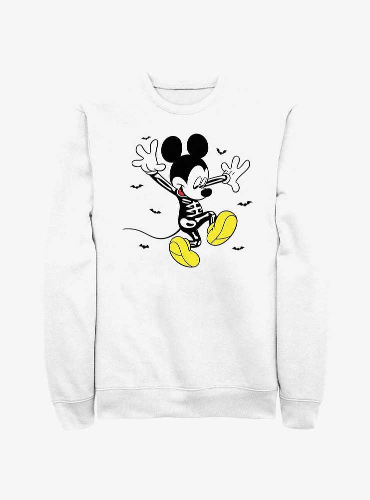 Disney Mickey Mouse Skeleton Jump Sweatshirt