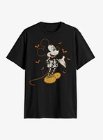 Disney Mickey Mouse Skeleton Bats T-Shirt