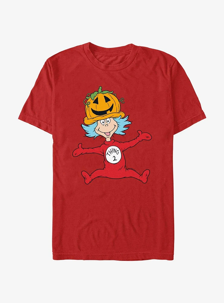 Dr. Seuss Cat The Hat Pumpkin Thing 2 T-Shirt