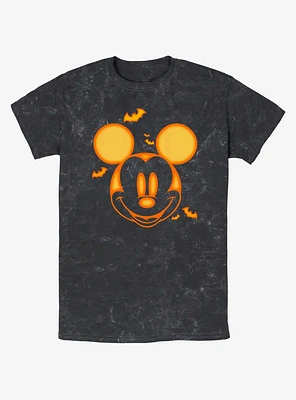 Disney Mickey Mouse Pumpkin Mineral Wash T-Shirt