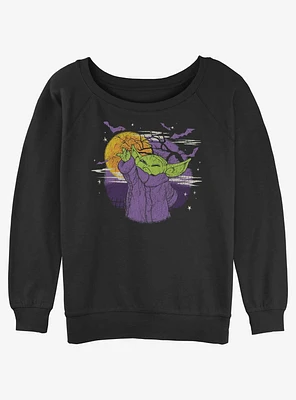 Star Wars The Mandalorian Bats Womens Slouchy Sweatshirt