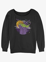 Star Wars The Mandalorian Bats Womens Slouchy Sweatshirt