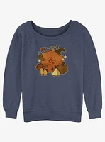 Dungeons & Dragons Pumpkin D20 Womens Slouchy Sweatshirt