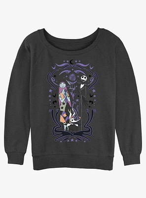 Disney The Nightmare Before Christmas Show Womens Slouchy Sweatshirt