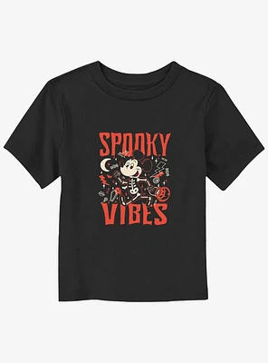 Disney Mickey Mouse Spooky Vibes Toddler T-Shirt