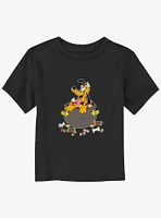 Disney Mickey Mouse Pluto Halloween Candies Toddler T-Shirt