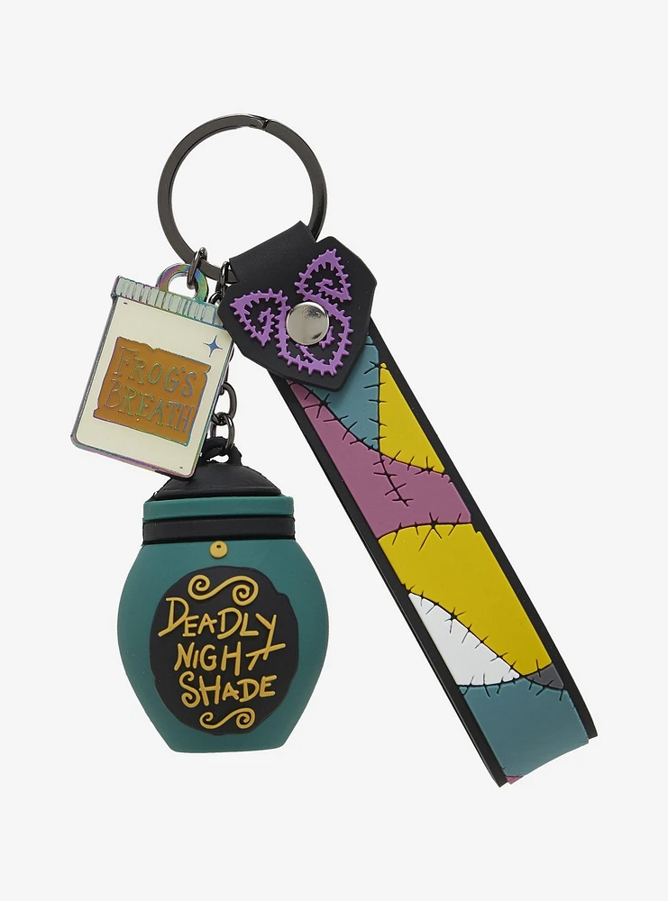 Disney The Nightmare Before Christmas Sally Potions Multi-Charm Keychain