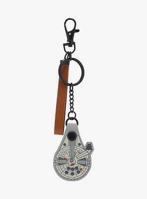 Star Wars Millennium Falcon AirTag Holder Keychain