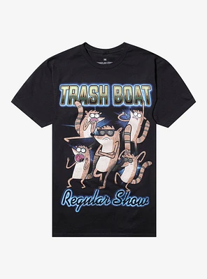 Regular Show Trash Boat Rigby T-Shirt