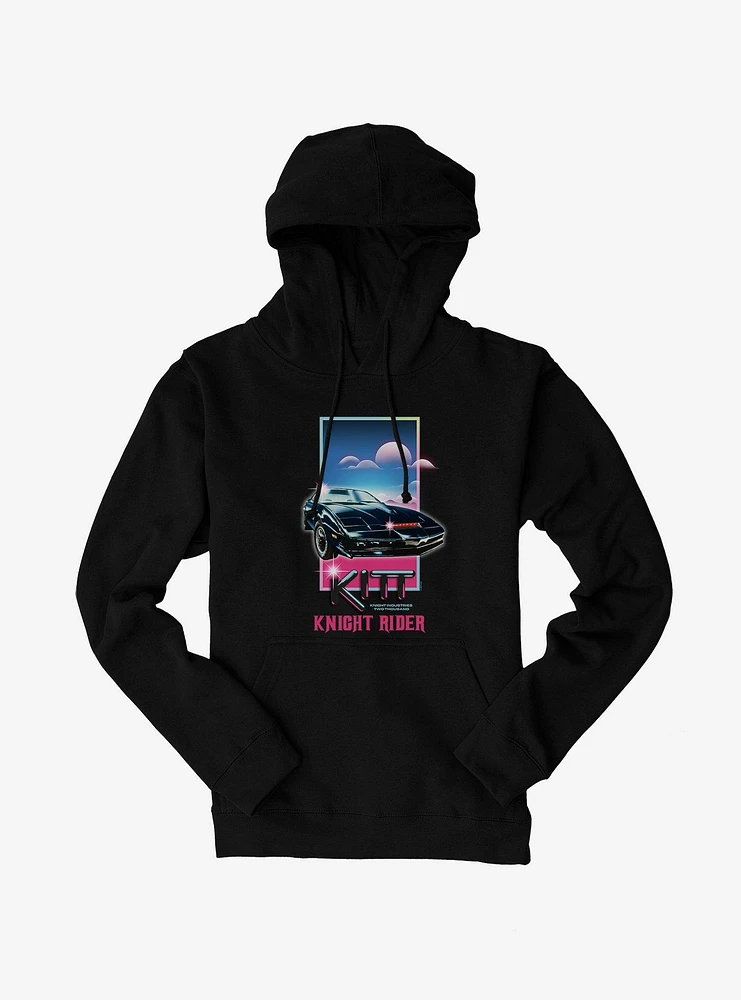 Knight Rider Sunset Poster Hoodie