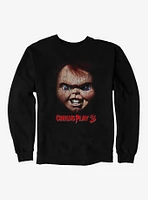 Chucky Child's Play 3 Large Face Sweatshirt