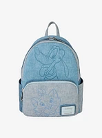 Loungefly Disney Dogs & Cats Denim Mini Backpack