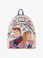 Loungefly Disney Sleeping Beauty Aurora & Prince Phillip Floral Mini Backpack