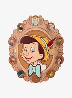 Loungefly Disney Pinocchio Wood Frame Portrait Figural Mini Backpack