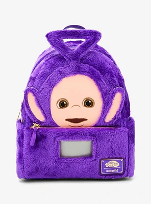 Loungefly Teletubbies Tinky Winky Figural Plush Light-Up Mini Backpack