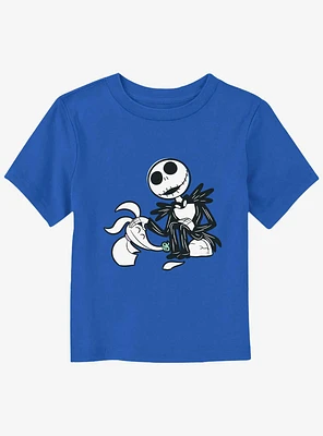 Disney The Nightmare Before Christmas Jack With Zero Toddler T-Shirt