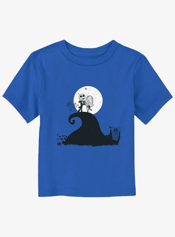 Disney The Nightmare Before Christmas Jack Sally Zero Night Toddler T-Shirt