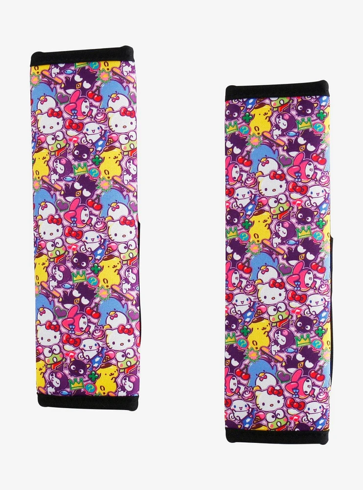 Sanrio Hello Kitty and Friends Skateboard Allover Print Seatbelt Covers