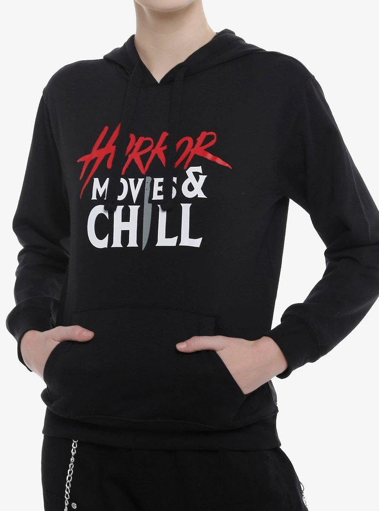 Horror Movies & Chill Girls Hoodie