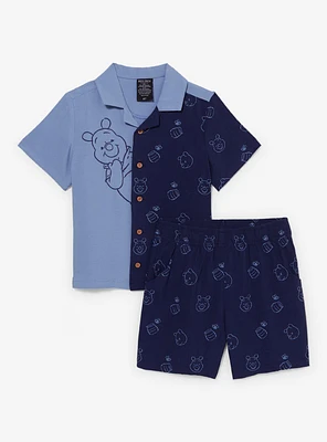 Disney Winnie the Pooh Two-Toned Toddler Woven Shirt & Shorts Set - BoxLunch Exclusive