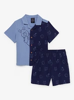 Disney Winnie the Pooh Two-Toned Toddler Woven Shirt & Shorts Set - BoxLunch Exclusive