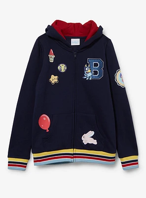 Bluey Icons Youth Zippered Hoodie