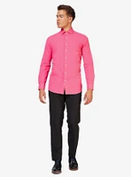 Mr. Pink Long Sleeve Button-Up Shirt