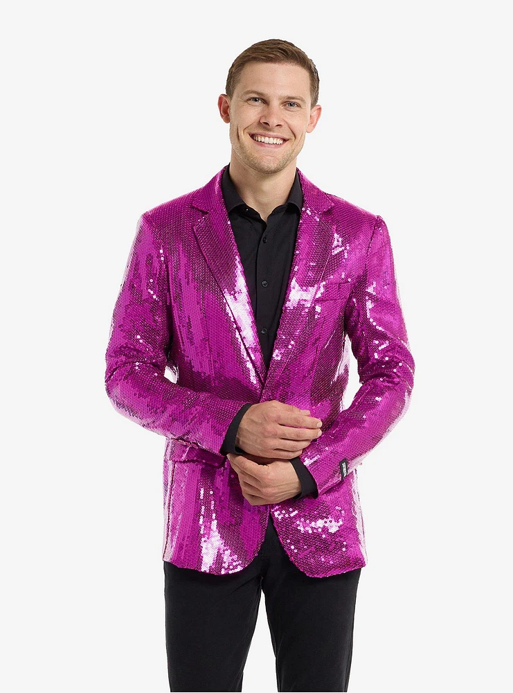 Sequins Pink Blazer