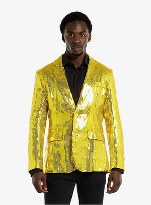 Sequins Yellow Blazer