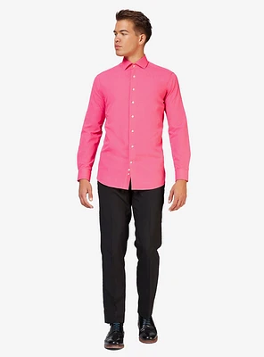 Mr. Pink Long Sleeve Button-Up Shirt