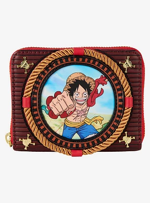 Loungefly One Piece Monkey D. Luffy Frame Small Zip Wallet