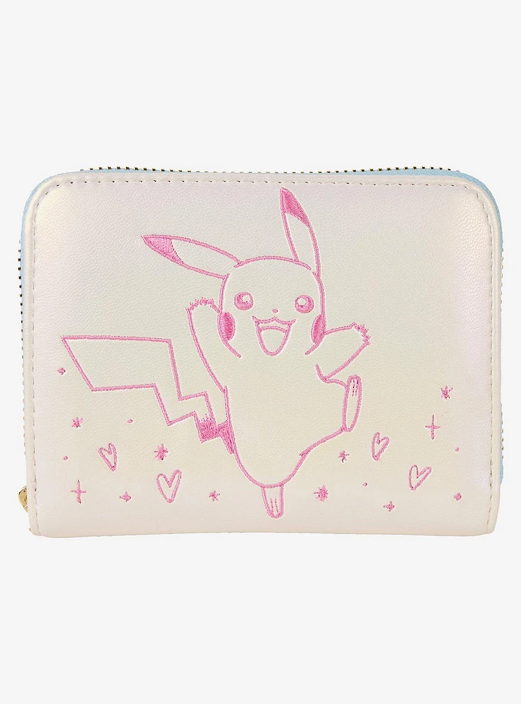 Loungefly Pokémon Pikachu Iridescent Small Zip Wallet