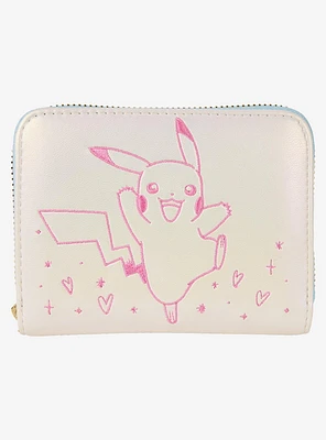 Loungefly Pokémon Pikachu Iridescent Small Zip Wallet