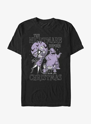 Disney The Nightmare Before Christmas Moonlight Horror T-Shirt