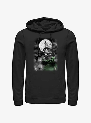 Disney The Nightmare Before Christmas Night Sky Moon Hoodie