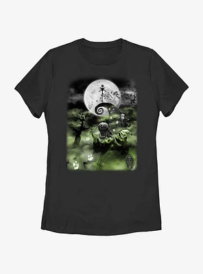 Disney The Nightmare Before Christmas Scary Night Womens T-Shirt