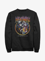 Disney The Nightmare Before Christmas Metal Circle Sweatshirt