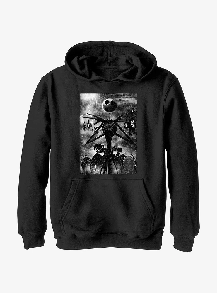 Disney The Nightmare Before Christmas Nightmarish Youth Hoodie