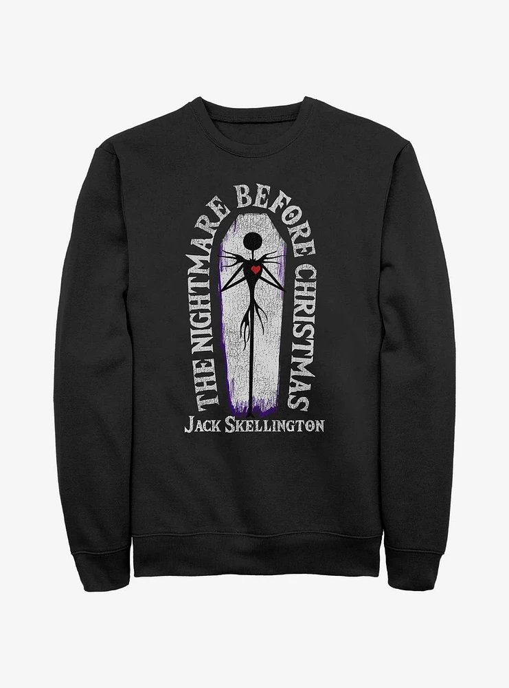 Disney The Nightmare Before Christmas Coffin Sweatshirt