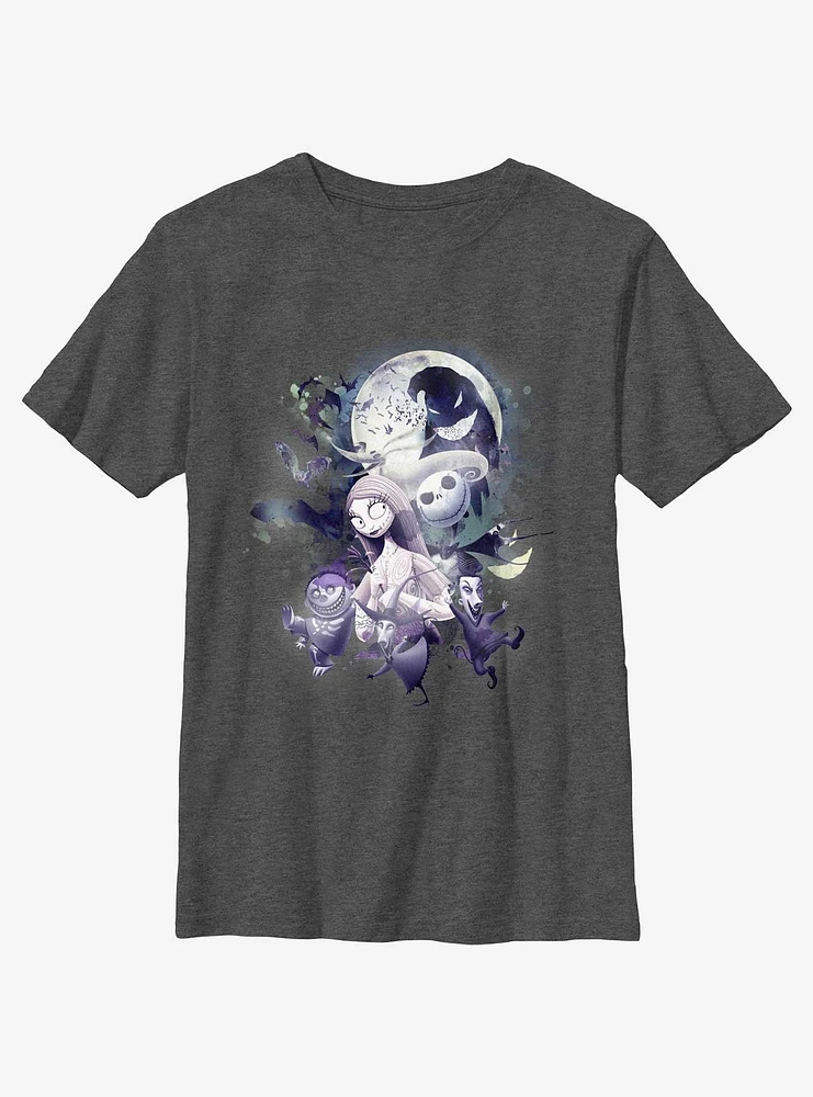 Disney The Nightmare Before Christmas Glow Night Youth T-Shirt