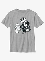 Disney The Nightmare Before Christmas Jack With Zero Youth T-Shirt