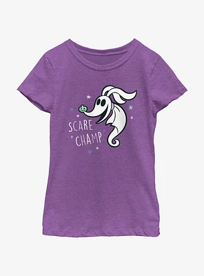 Disney The Nightmare Before Christmas Scare Champ Youth Girls T-Shirt